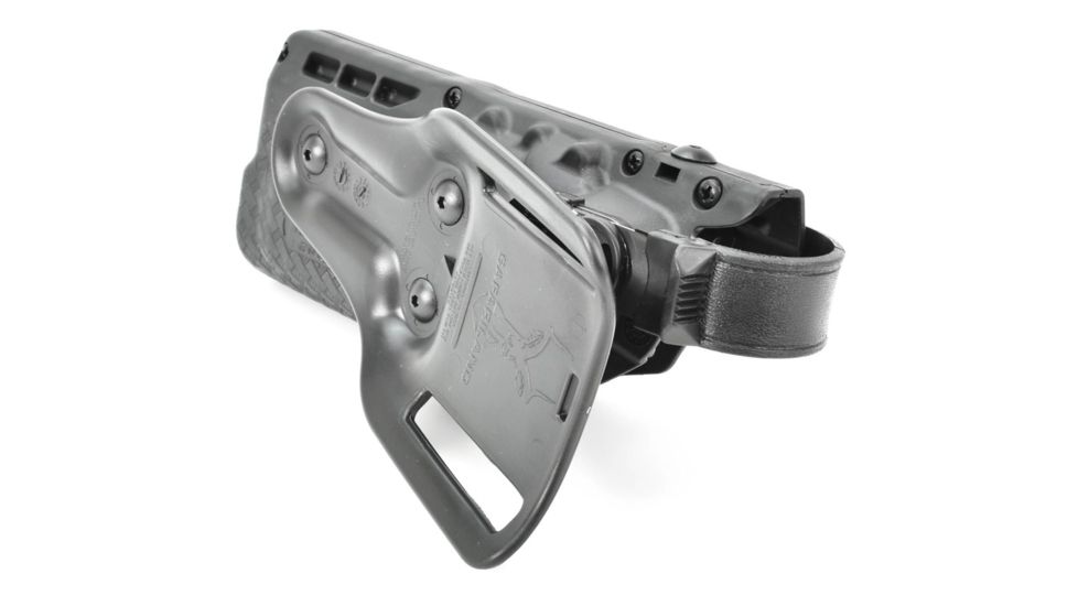 Safariland Model 7280 7TS SLS Mid-Ride Level-II Duty Holster, Glock 19/23/32, Right Hand, STX Basket Weave Black, 7280-283-481