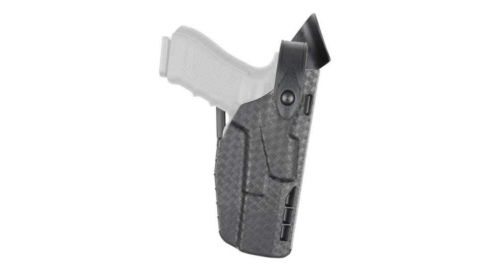 Safariland 7360 7TS ALS/SLS Mid-Ride Level III Retention Duty Holster, Sig Sauer P320 .45, X300U/TLR-1HL, Left, Basketweave Black, 7360-4512-482