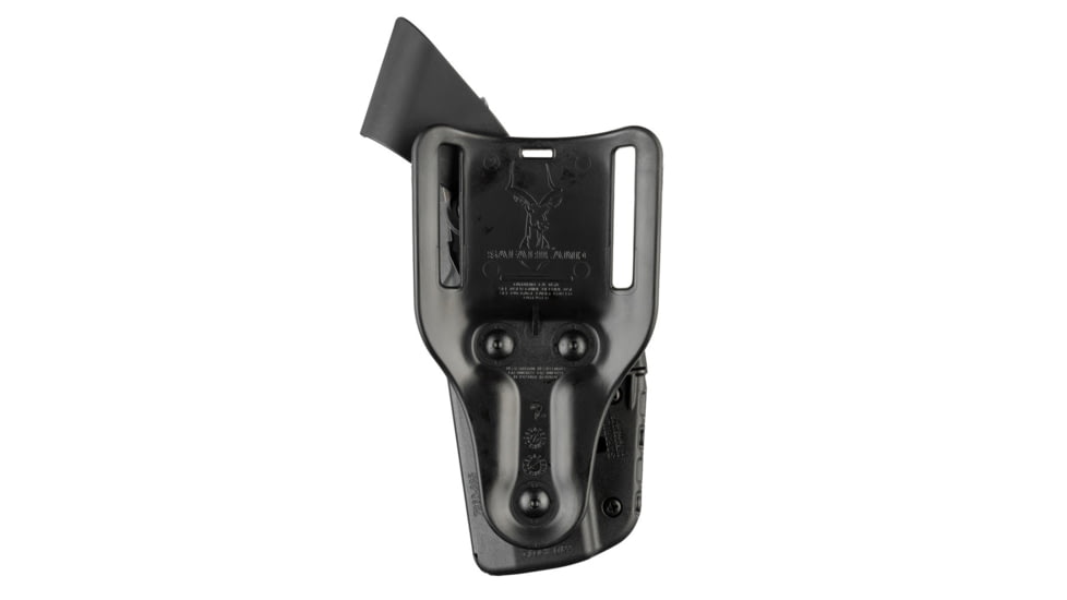 Safariland 7360 7TS ALS/SLS Mid-Ride Level-III Retention Duty Holster, Glock 22 Gen5 w/TLR-7, Right, Black, STX Plain, 7360-82527-411