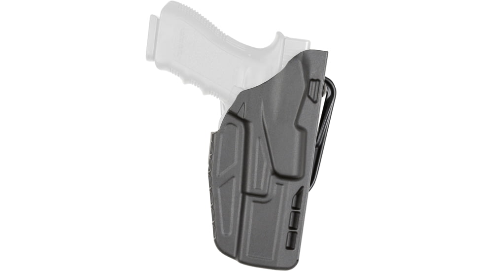 Safariland Model 7377 7TS ALS Concealment Belt Slide Holster, Left, STX Plain, Black, 1319538