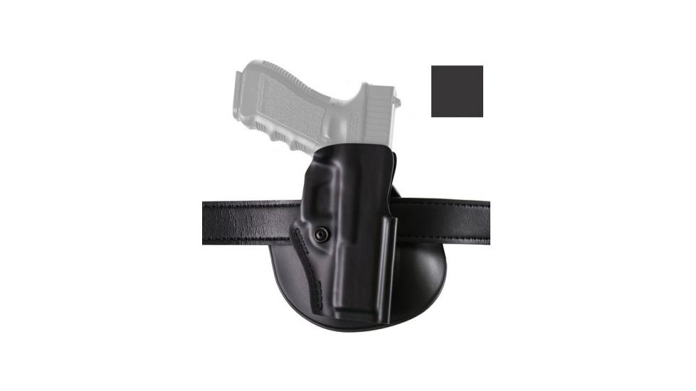 Safariland 5198 Open Top Paddle &amp; Belt Slide Holster w/Detent, S&amp;W M&amp;P Shield, STX Tactical Black, Right Hand, 5198-179-131