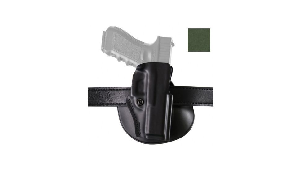 Safariland 5198 Open Top Paddle &amp; Belt Slide Holster w/Detent, S&amp;W M&amp;P 9mm, .40 4.25in., STX Tactical OD Green, Right Hand, 5198-219-561