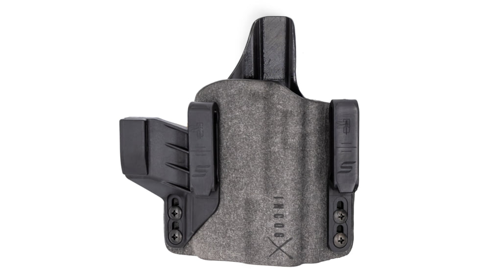 Safariland Incog X Glock 19/17 IWB Holster, Light Clip, Left, Suede, Concealment, Gray, INCOG-0-835-A-7-CX1-62