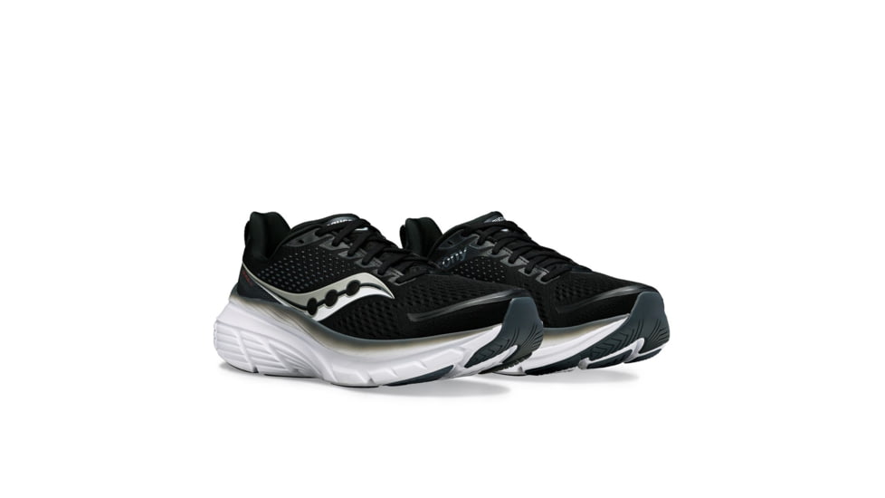 Saucony Guide 17 Shoes - Mens, Black/Shadow, 11, Wide, S20937-100-001-W-11