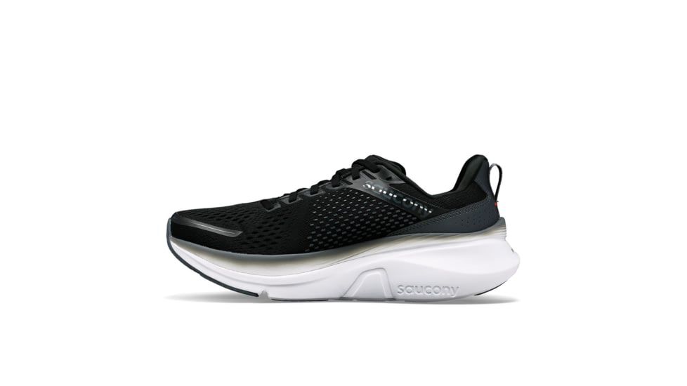 Saucony Guide 17 Shoes - Mens, Black/Shadow, 11, Wide, S20937-100-001-W-11