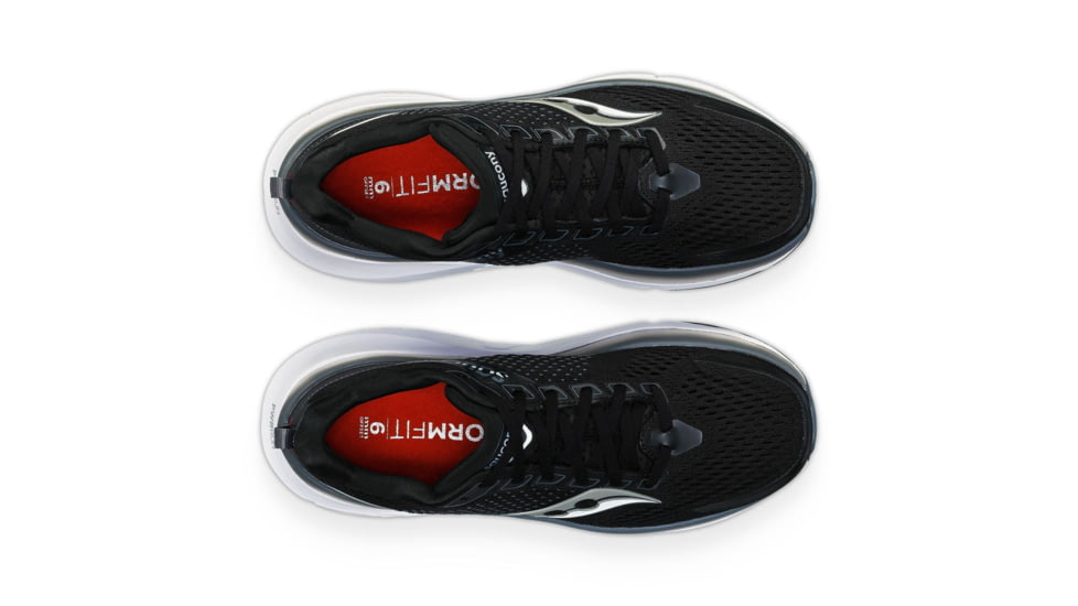 Saucony Guide 17 Shoes - Mens, Black/Shadow, 11, Wide, S20937-100-001-W-11