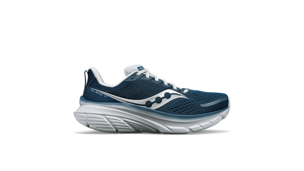 Saucony Guide 17 Shoes - Mens, Denim/Cloud, 12, Medium, S20936-242-410-M-12