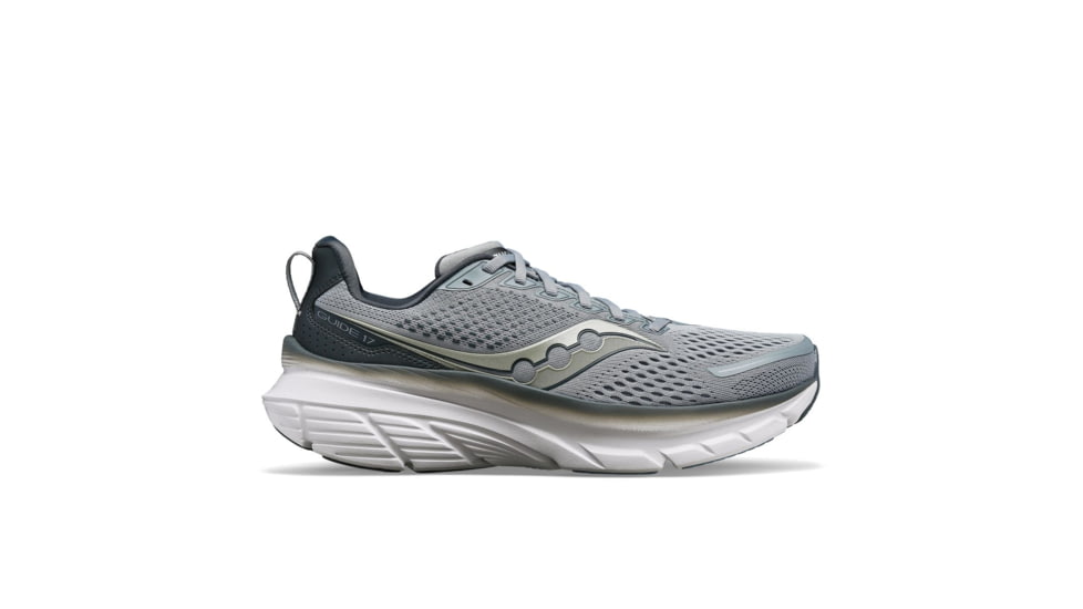 Saucony Guide 17 Shoes - Mens, Flint/Shadow, 7.5, Wide, S20937-115-020-W-7.5