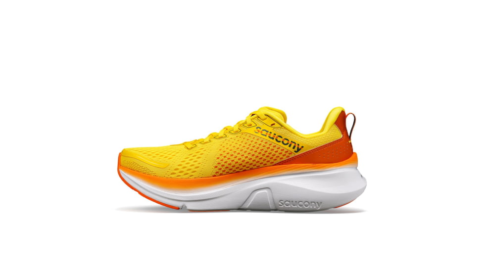 Saucony Guide 17 Shoes - Mens, Pepper/Canary, 9.5, Medium, S20936-116-700-M-9.5