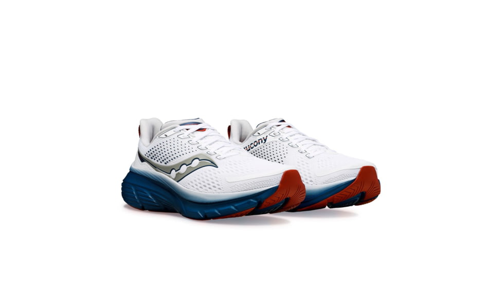 Saucony Guide 17 Shoes - Mens, White/Navy, 7, Medium, S20936-108-100-M-7