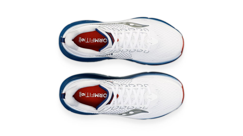 Saucony Guide 17 Shoes - Mens, White/Navy, 7, Medium, S20936-108-100-M-7