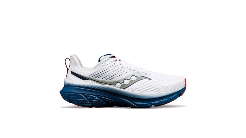 Saucony Guide 17 Shoes - Mens, White/Navy, 7, Medium, S20936-108-100-M-7
