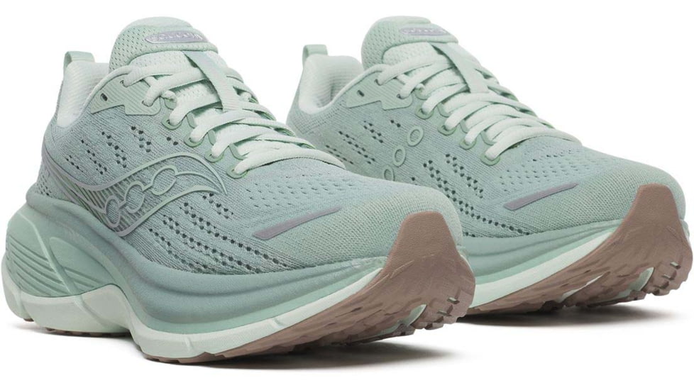 Saucony Hurricane 25 - Womens, Iceberg/Aloe, 6.5, S11026-220-M-6.5