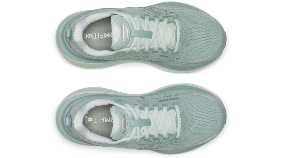 Saucony Hurricane 25 - Womens, Iceberg/Aloe, 6.5, S11026-220-M-6.5