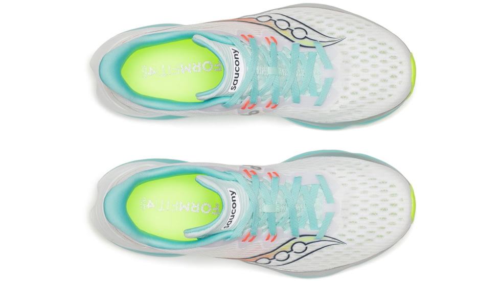 Saucony Kinvara 16, White/Aqua, 9.5, S11020-130-9.5