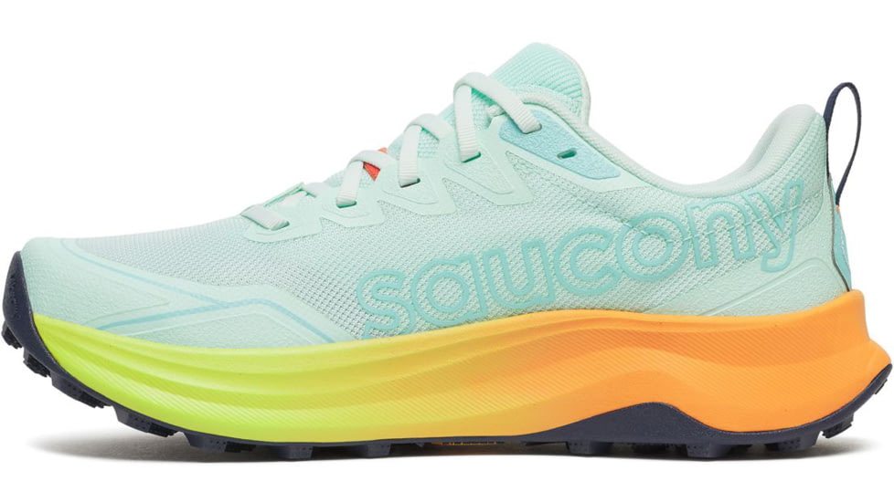 Saucony Peregrine 16, Aqua/Citron, 10, S11066-130-10