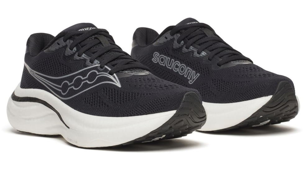 Saucony Ride 19, Black/Silver, 12, S11055-100-12