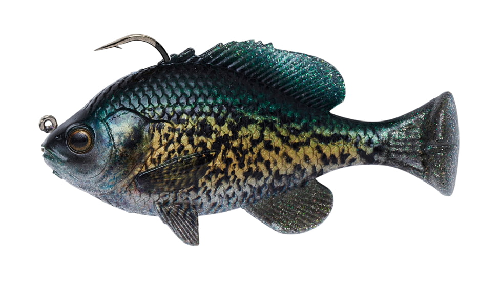 Savage Gear Pulse Tail Bluegill RTF Soft Bait, Pack of 1, 3in, Crappie, 1586282