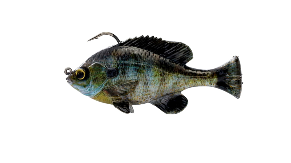 Savage Gear Pulse Tail Bluegill RTF Soft Bait, Pack of 1, 3in, Ghost Gill, 1586272