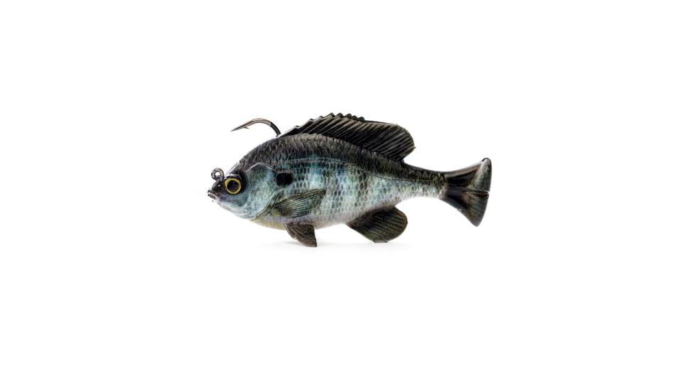 Savage Gear Pulse Tail Bluegill RTF Soft Bait, Pack of 1, 4in, Light Gill, 1585588