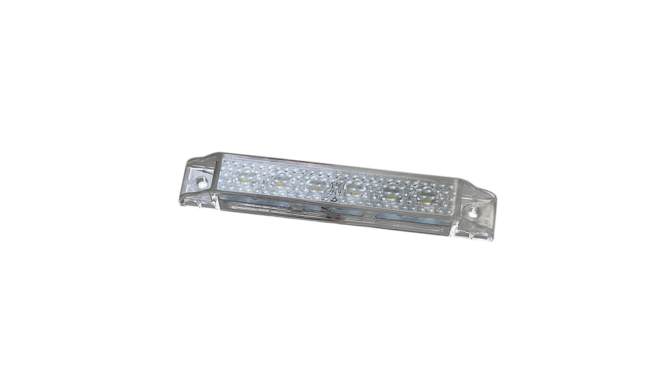 Scandvik 12V LED Light Strip w/Gasket, White, 4in, 41640P