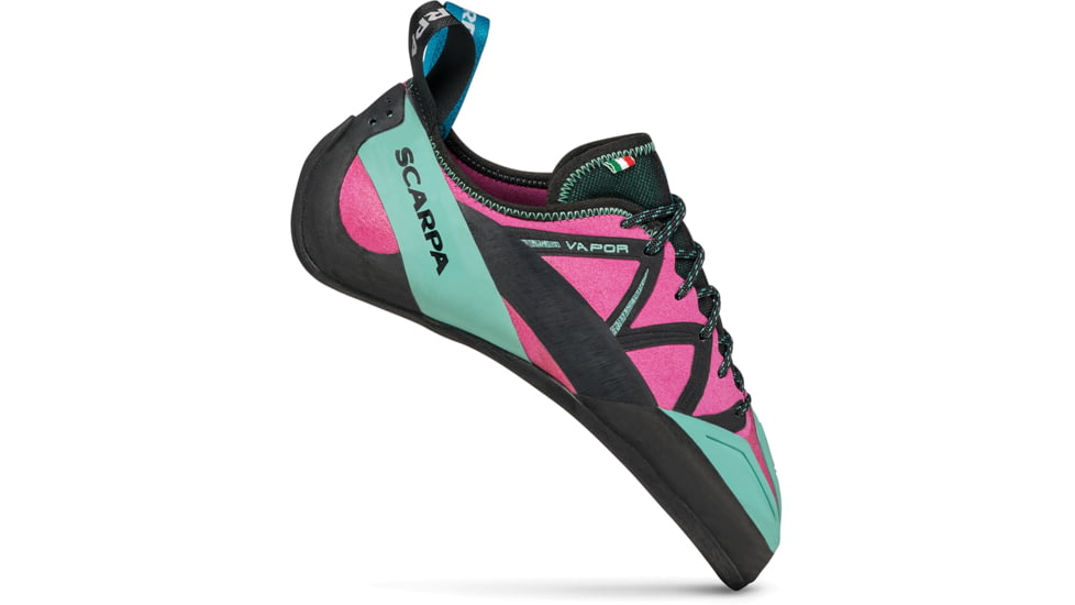 Scarpa Vapor Climbing Shoes - Womens, Dahlia/Maldive, 40.5, 70061/002-DalMal-40.5
