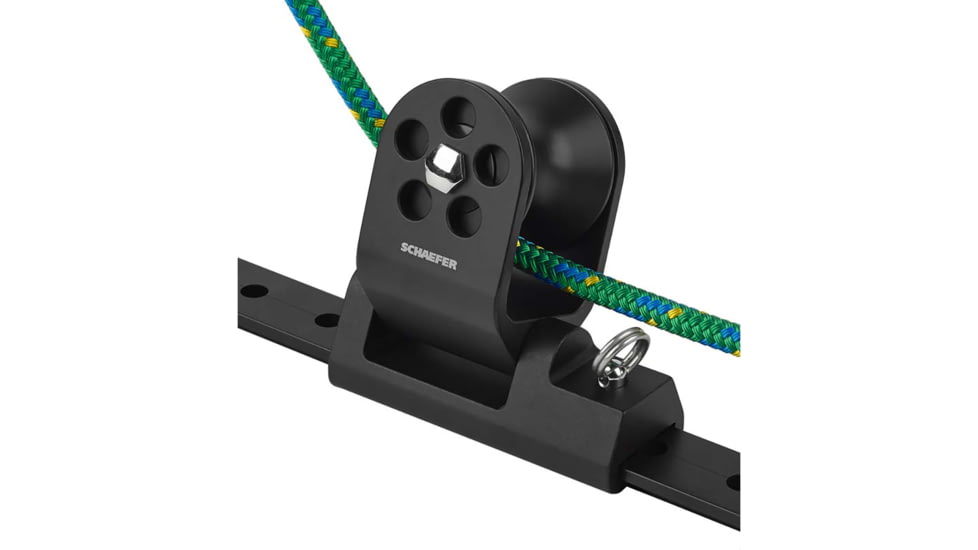 Schaefer Marine Twin Sheet Block f/1-1/4" T-Track - Black 74708