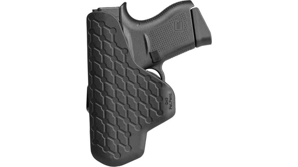 FAB Defense Scorpus Covert Polymer IWB Holster, Glock 43/43X/48, Right Hand, Black, SC-CG43B