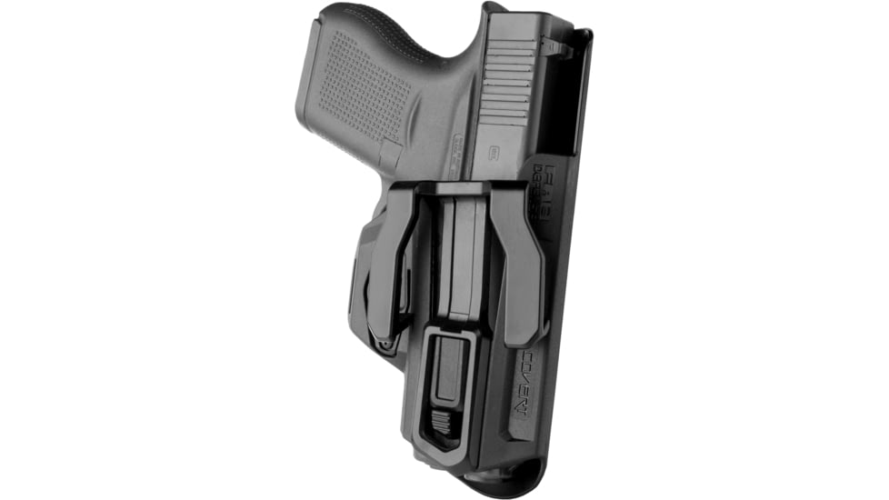 FAB Defense Scorpus Covert Polymer IWB Holster, Glock 43/43X/48, Right Hand, Black, SC-CG43B