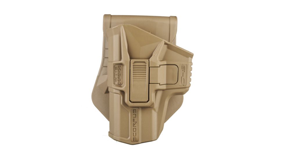 Scorpus M1 Level 2 Retention OWB Belt/Paddle Holster, G-9R, Glock 17/19/26, Left Hand, Flat Dark Earth, SC-G9RLHT