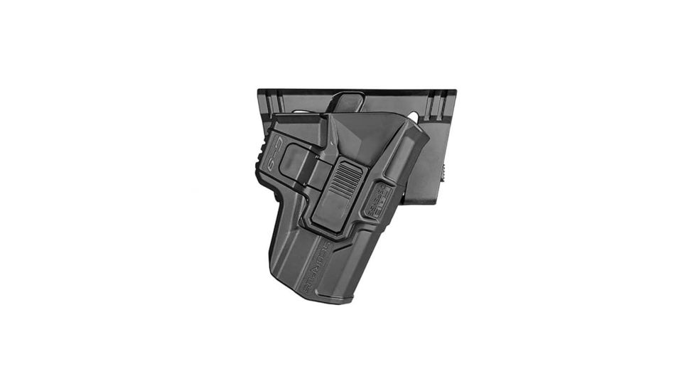 Scorpus M24 Belt Holster CZ 75, SIG Sauer P226, H&amp;K USP 9mm, 1911, Glock 17/19/22/31/41/43 w/ 2 Retention System, Left Hand, Black, SC-24BG9RLHB