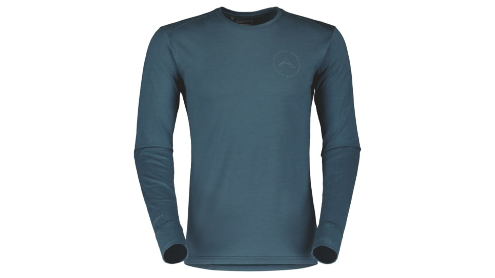 SCOTT Defined Merino L/SL Shirt - Mens, Aruba Green, Medium, 2777727334007