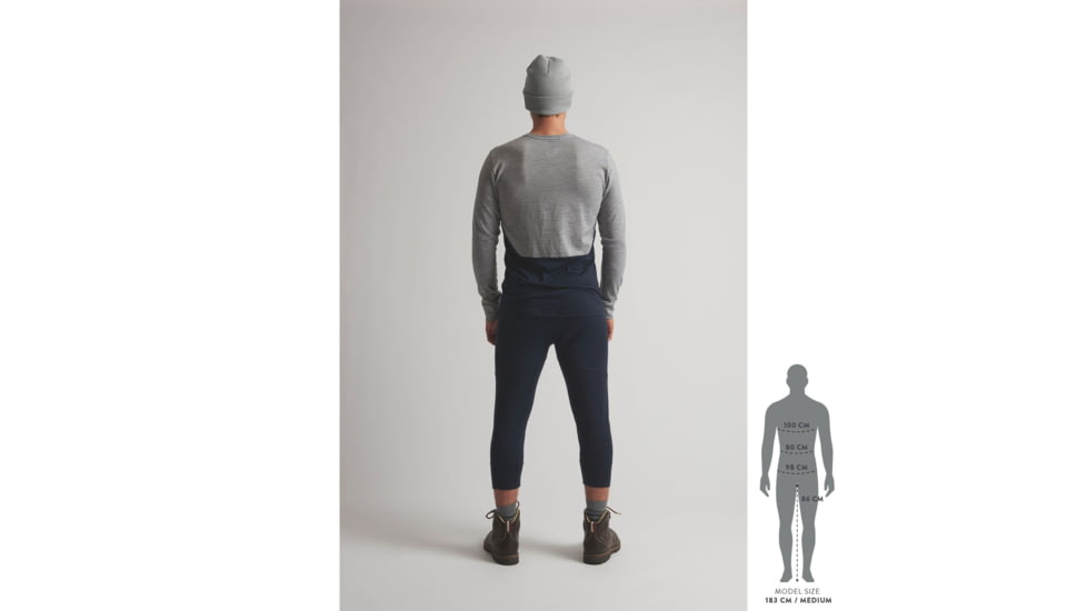 SCOTT Defined Merino L/SL Shirt - Mens, Dark Blue/Light Grey Melange, Large, 2777727037008