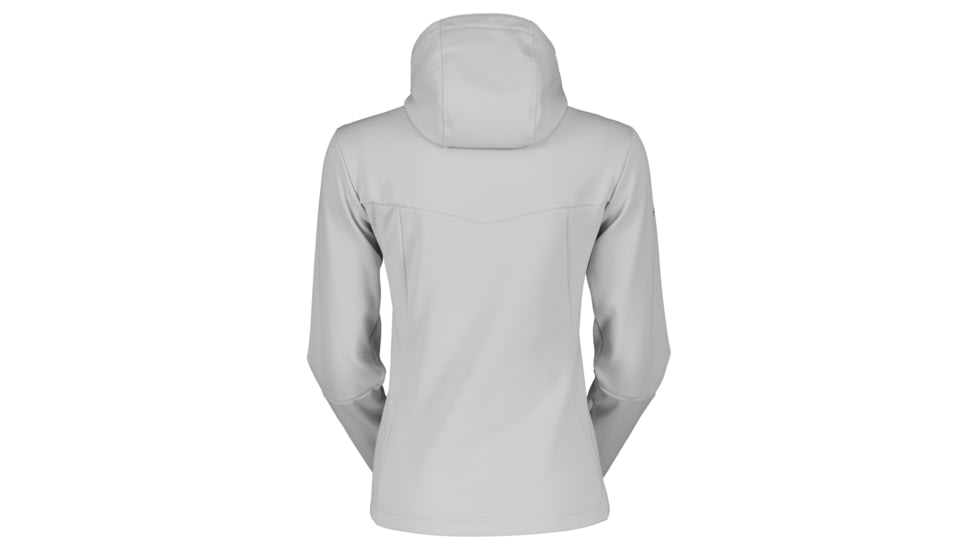 SCOTT Defined Mid Hoody Jacket - Womens, Light Grey, Small, 2918330177007