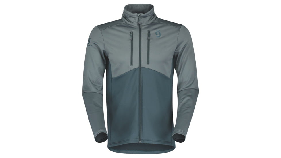 SCOTT Defined Tech Jacket - Mens, Grey Green/Aruba Green, Extra Large, 2918117372009