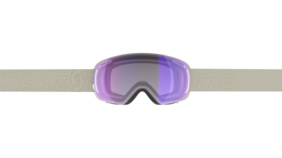 SCOTT LCG Compact LS Goggle, Light Beige/Light Sensitive Blue Chrome, 2778317362307