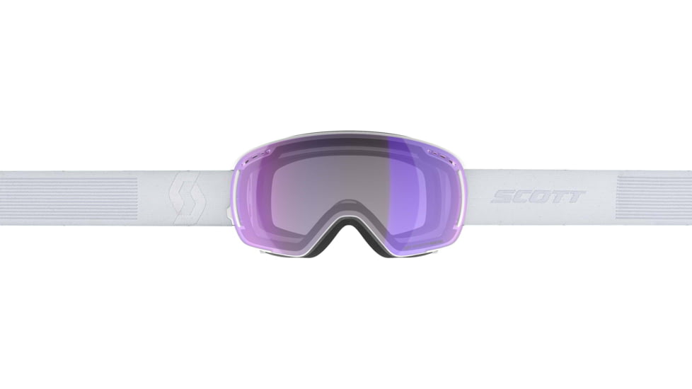 SCOTT LCG Compact LS Goggle, Mineral White/Light Sensitive Blue Chrome, 2778317414307