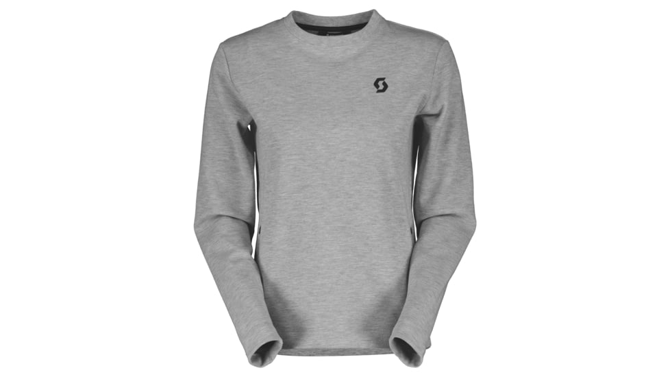 SCOTT Tech Crewneck Sweater - Womens, Grey Melange, Small, 4032951920008