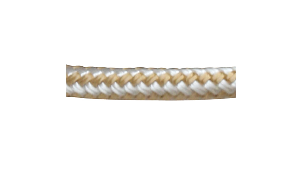 Sea-Dog Double Braided Nylon Anchor Line With Thimble - 3/8in x 100ft, Gold/White, 302110100G/W-1