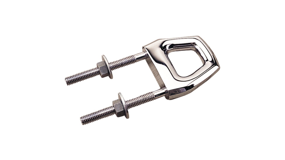 Sea-Dog Sea Dog Chrome Zinc Twin Shank Bow Eye 5/16in x 3, 5/16in x 3in, 079233-1