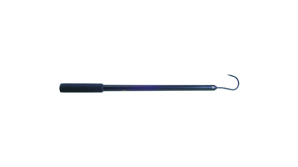 Sea Striker Black Anodized Aluminum Gaff 2" Stainless Hook 2' Long, SS224B
