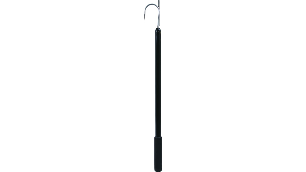 Sea Striker Black Anodized Aluminum Gaff 4" Stainless Hook 6' Long, SS472B