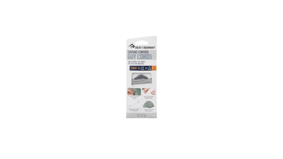 Sea to Summit Ground Control Guy Cords, 4-Cords, ATS0085-00121702