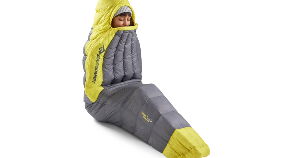 Sea to Summit Spark Down 15F/-9C Sleeping Bag - Womens, Regular, Pewter Grey, Regular, S3243