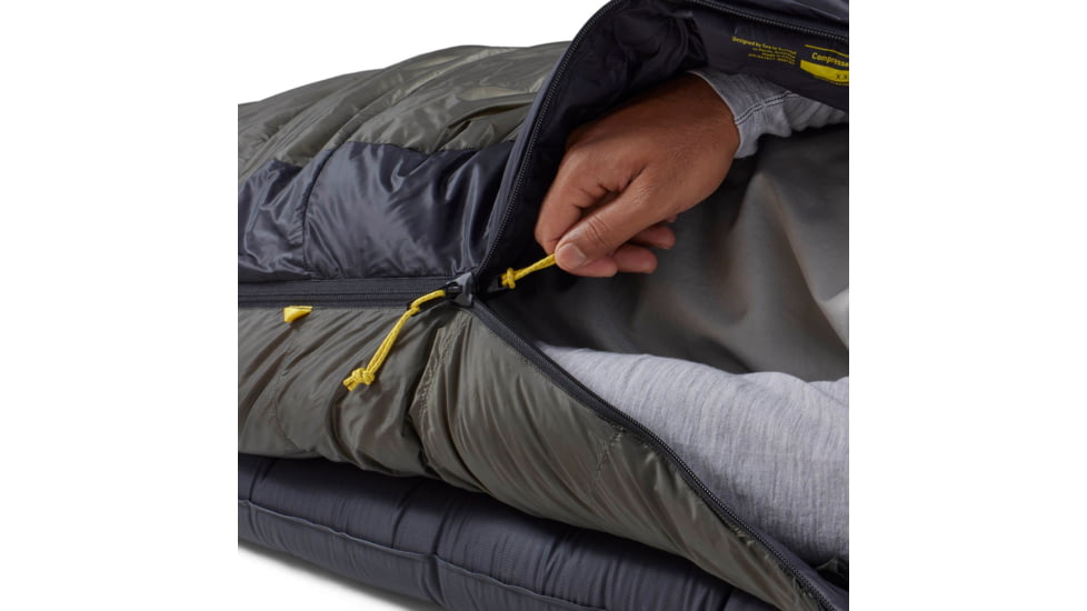 Sea to Summit Spark Pro Down 30F/-1C Sleeping Bag, Regular, Beluga Black, Regular, S2151