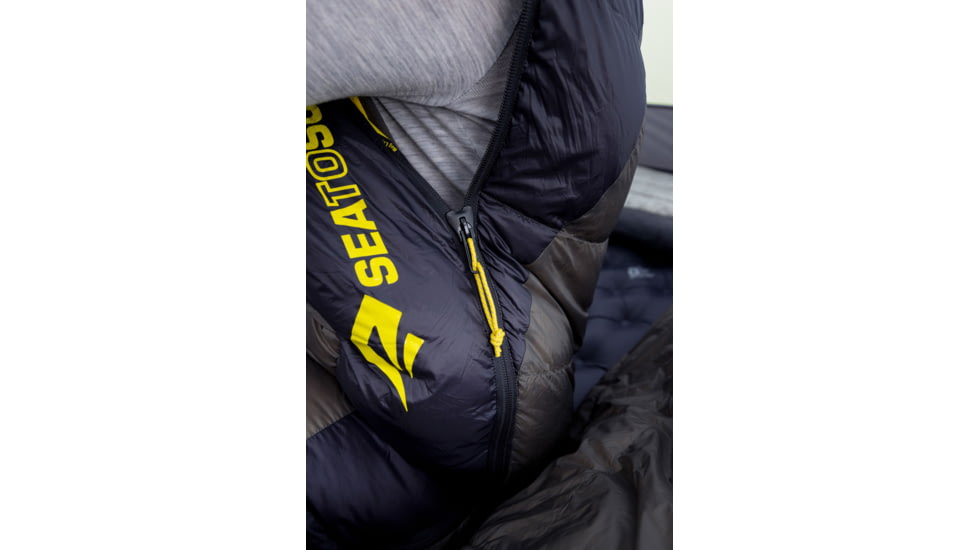 Sea to Summit Spark Pro Down 30F/-1C Sleeping Bag, Regular, Beluga Black, Regular, S2151