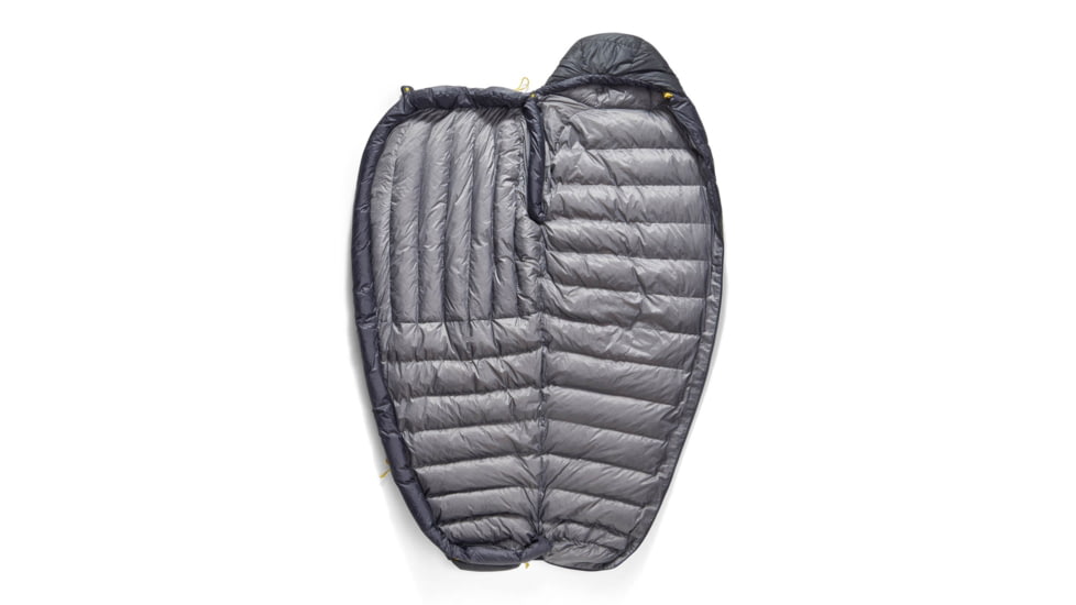 Sea to Summit Spark Pro Down 30F/-1C Sleeping Bag, Regular, Beluga Black, Regular, S2151