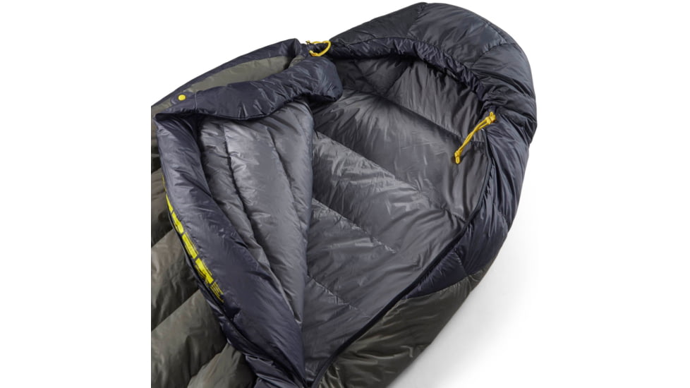 Sea to Summit Spark Pro Down 30F/-1C Sleeping Bag, Regular, Beluga Black, Regular, S2151
