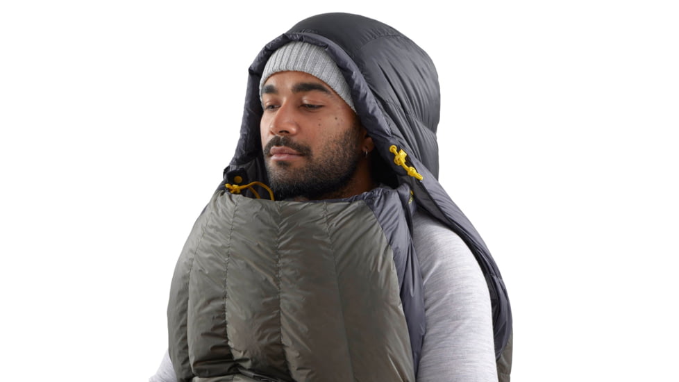 Sea to Summit Spark Pro Down 30F/-1C Sleeping Bag, Regular, Beluga Black, Regular, S2151