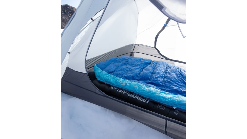 Sea to Summit Trek Down 0F/-18C Sleeping Bag, Long, Snorkel Blue, Long, S1044